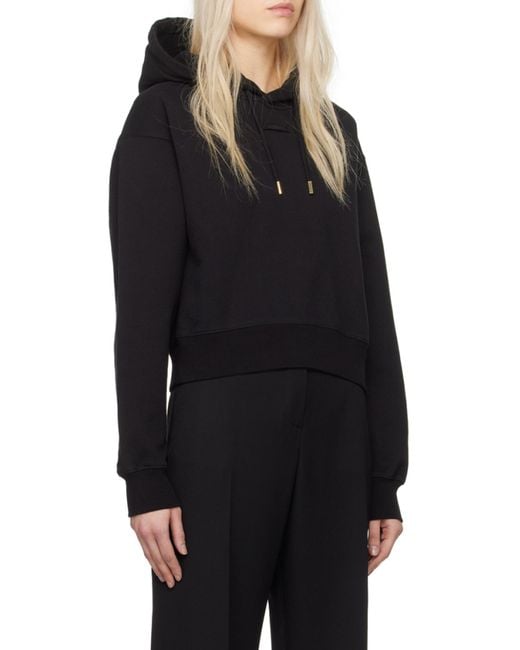 Jacquemus Black 'Le Hoodie Gros Grain' Hoodie With Logo Patch