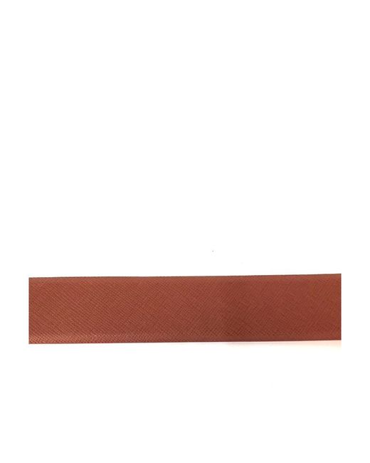 Giorgio Armani White Logo Detail Belt for men