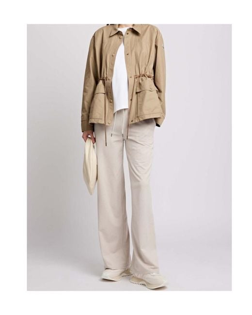 Moncler Natural Saulon Cotton-Blend Poplin Parka