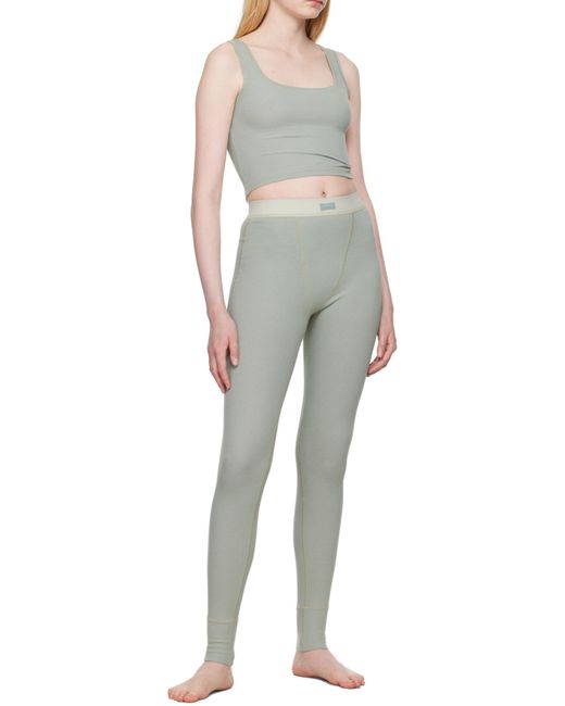 Skims Green Logo Tights