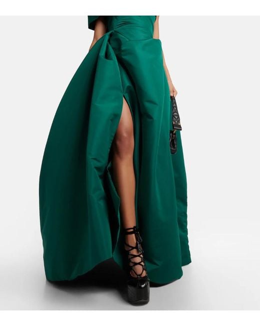 Vivienne Westwood Green Strapless Gown