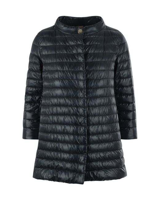 Herno Black Quilted Down Jacket