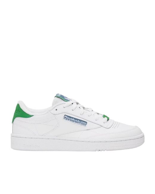 Reebok White Round Toe Low-Top Casual Shoes for men