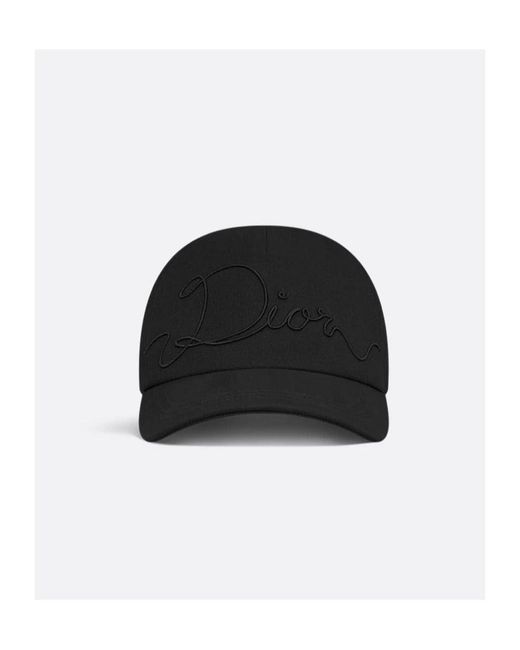 Dior Black Ribbon Cap for men