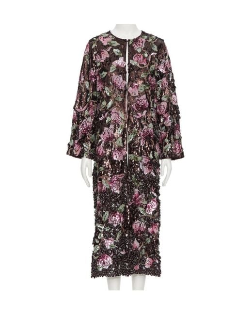 Valentino White Long-Sleeved Dress With A Round Neck