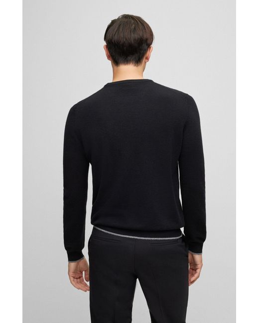 Boss Black Long-Sleeved Sweater for men