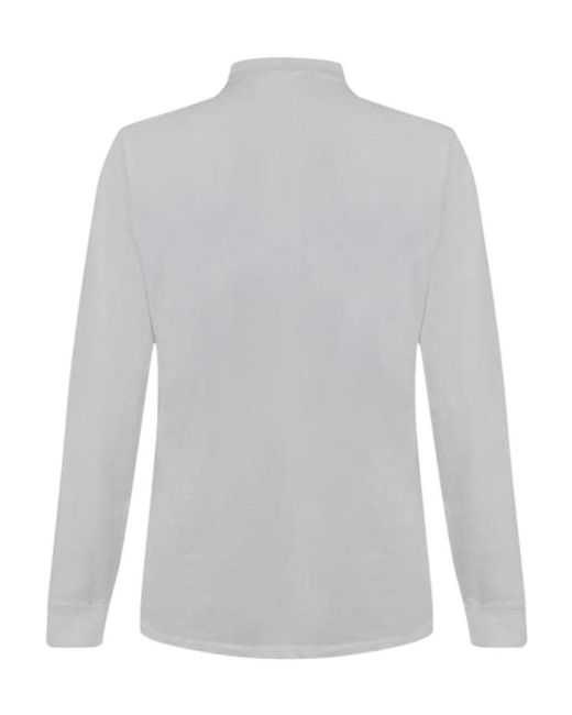 C P Company Gray Logo Polo Shirt for men