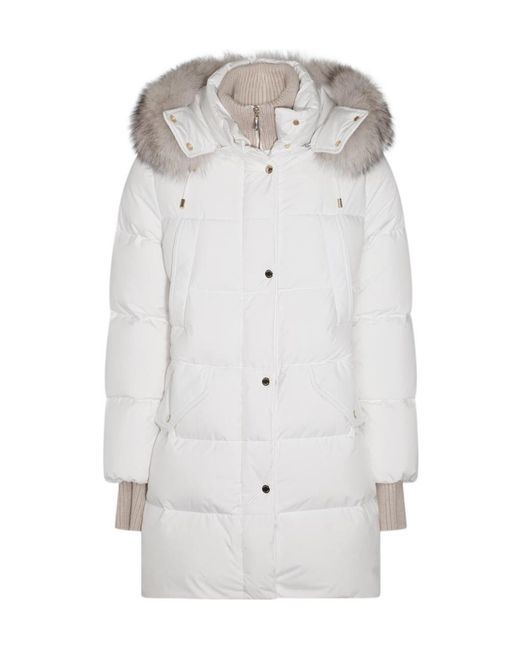 Moorer White Talassa-Il Down Jacket