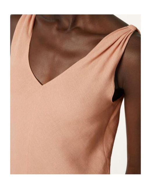 Loro Piana White Callie Flared Midi Dress