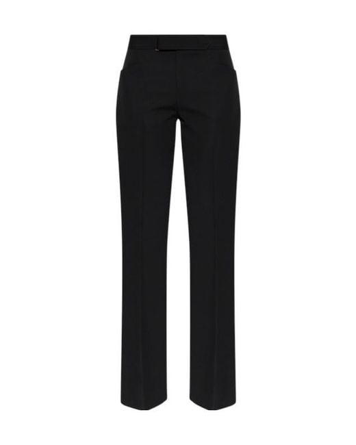 Balmain Black Casual Pants With Pockets for men