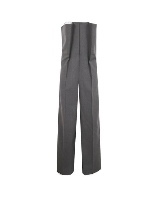 Jean Paul Gaultier Gray Bustier Jumpsuit