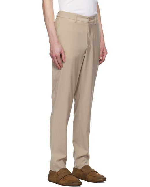 Barena Natural Half-Elastic Waist Casual Pants for men