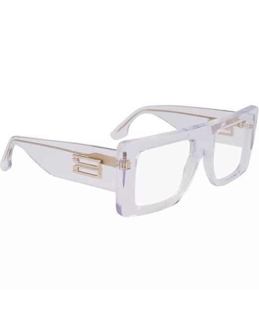Victoria Beckham White Vb677S Rectangle Sunglasses