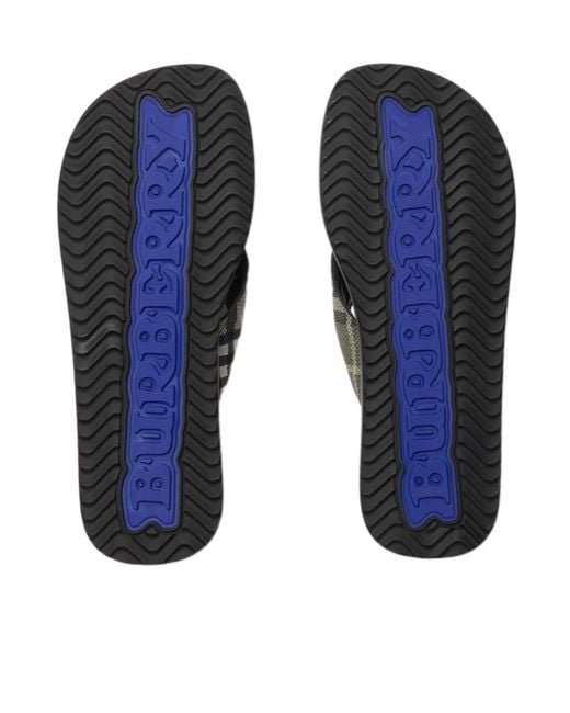 Burberry Multicolor Check Pavilion Sandals for men
