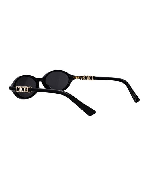 Dior White Full-Rim Sunglasses