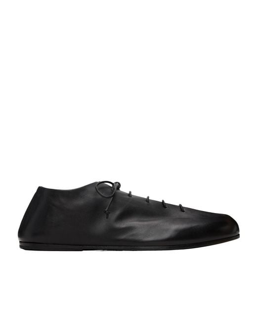 Marsèll Black Steccoblocco Leather Derby Shoes for men