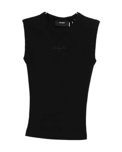 Axel Arigato Black Round-Neck Vest