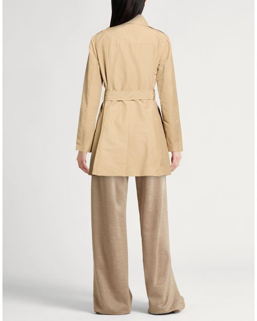 MAX&Co. Natural Classic Solid Color Trench Coat