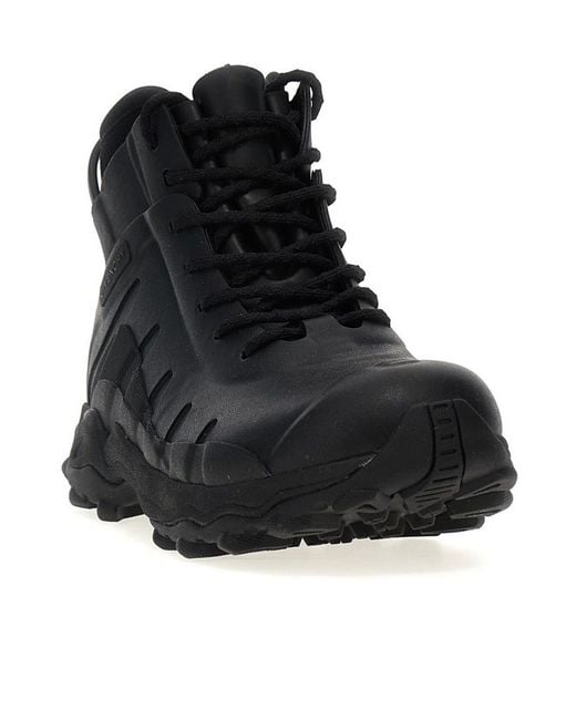 Givenchy Black Bogs Lace-Up Ankle Boots for men