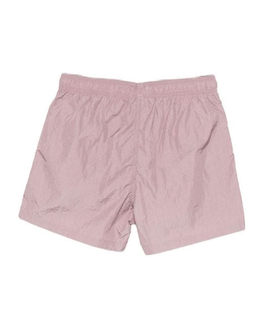 Emporio Armani Logo-Embroidered Drawstring Swim Shorts for men