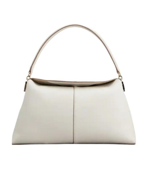 Tod's Natural T Case Logo-Plaque Shoulder Bag