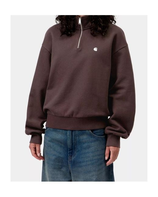 Carhartt Purple Casey High Neck Sweatshirt