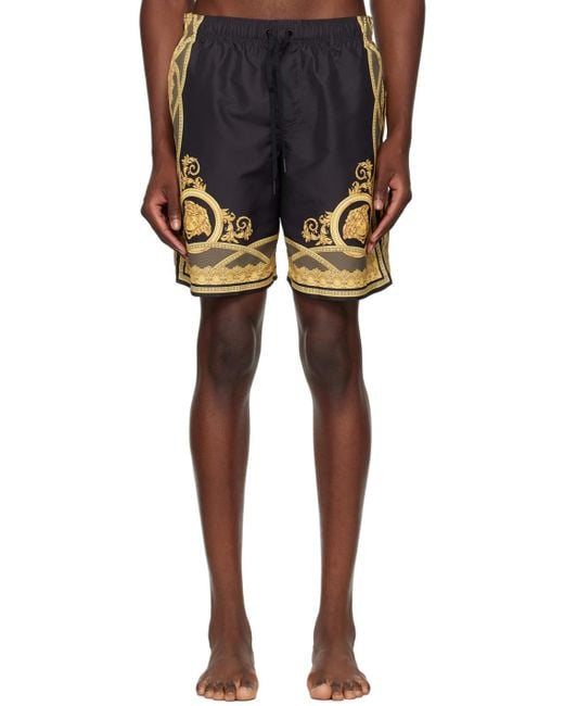 Versace Black Swimwear for men