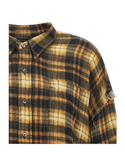 R13 Multicolor Plaid Shirt