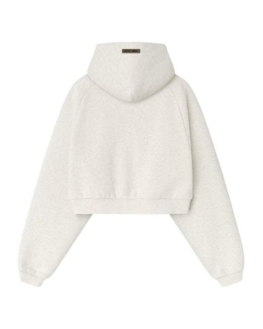 Fear Of God White Embossed 90S Raglan Hoodie