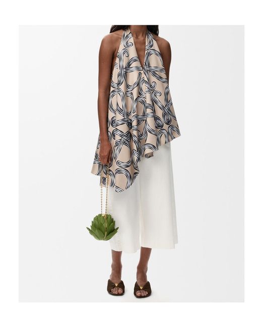 Loewe White Asymmetrical Top
