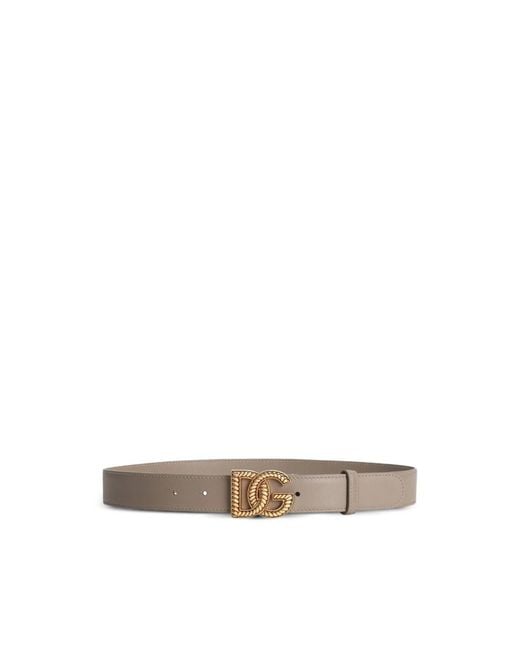 Dolce & Gabbana Natural Belts
