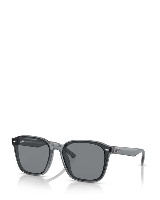 Ray-Ban White Square-Frame Sunglasses for men