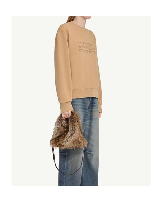 MM6 by Maison Margiela Natural Sweatshirt