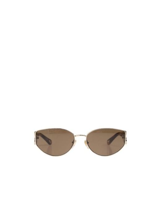 Chloé Multicolor Chloé Eyewear Triangle Frame Sunglasses