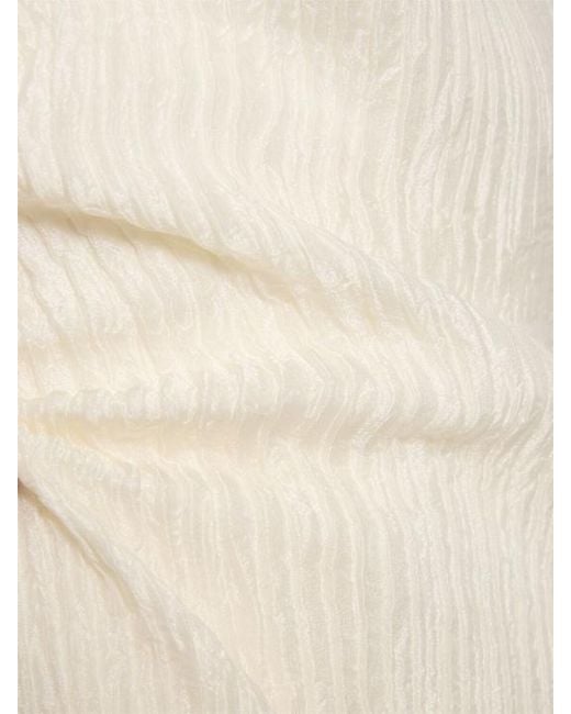 Gabriela Hearst White Suspender Dress