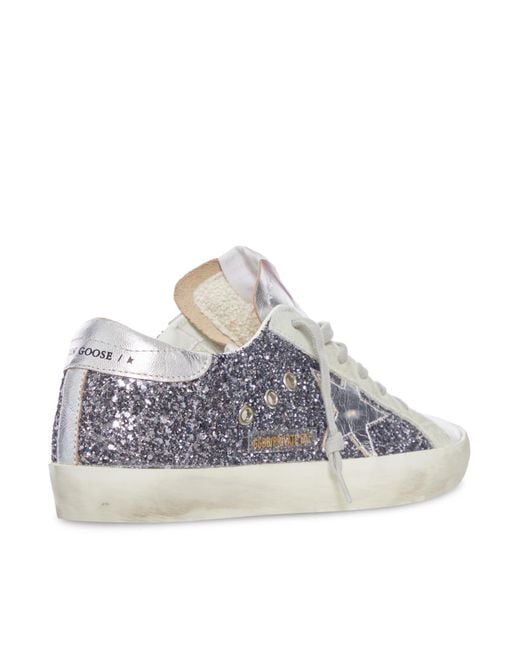 Golden Goose Deluxe Brand Gray Superstar Lace-Up Sneakers