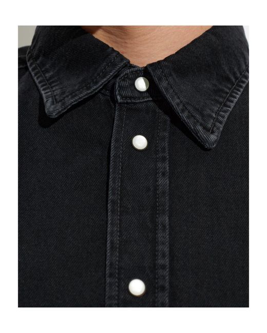 Off-White c/o Virgil Abloh Blue Denim Shirt for men