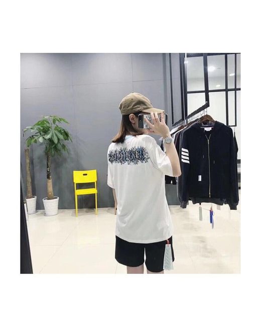Off-White c/o Virgil Abloh Blue Tribute 1 Princess Diana T-Shirt