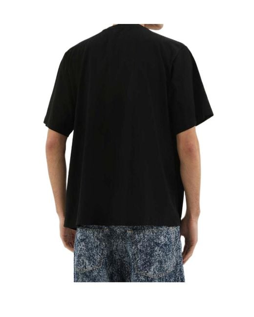 1989 STUDIO Black Slogan Print T-Shirt for men