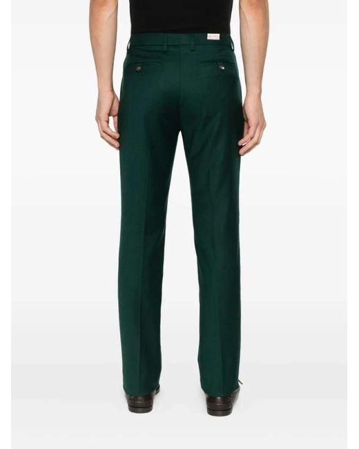 Etro Green Button Trousers for men