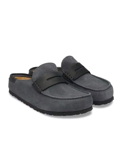 Birkenstock Brown Naples Wrapped Mixed Leather for men