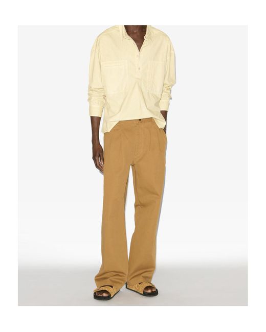 Isabel Marant Kostin Pants in Brown for Men | Lyst