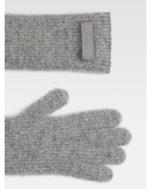 Jacquemus Gray The Gros Grain Gloves