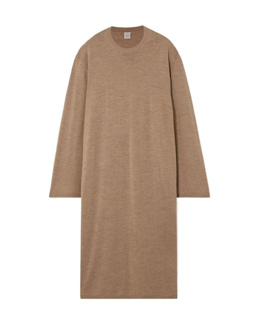 Totême  Natural Long-Sleeved Dress