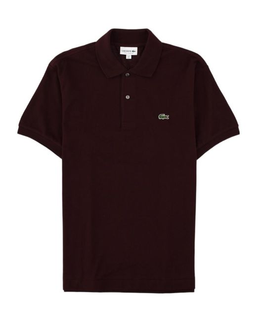 Lacoste Red Short-Sleeved Polo Shirt for men
