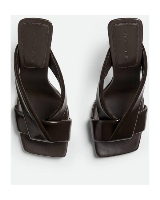 Bottega Veneta Brown Riva Mules