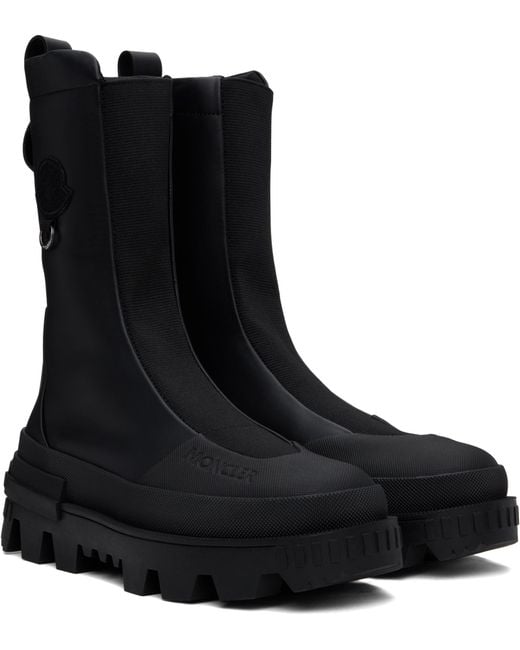 Moncler Black X Willow Smith Salix Leather Boots