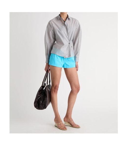 Paloma Wool Gray Textured Button-Up Shirt