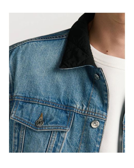 Dior Blue Homme Reversible Cannage Jean Jacket for men