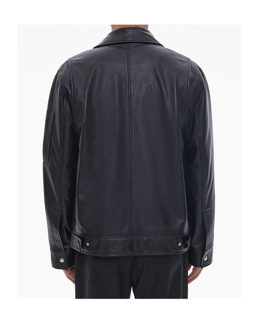 Helmut Lang Blue Collared Jacket for men
